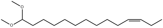(Z)-14,14-Dimethoxy-3-tetradecene Struktur
