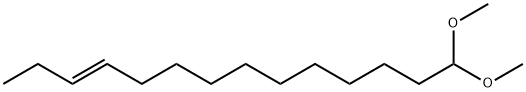 (E)-14,14-Dimethoxy-3-tetradecene Struktur