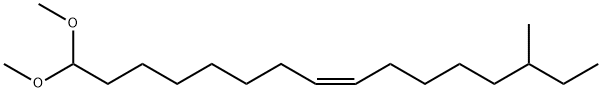 (Z)-1,1-Dimethoxy-14-methyl-8-hexadecene Structure