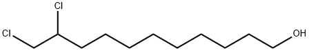 10,11-ジクロロ-1-ウンデカノール 化学構造式
