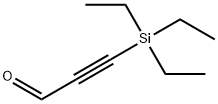 3-(Triethylsilyl)-2-propynal Struktur