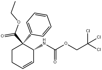 N-(2,2,2-Trichloroethoxy)carbonyl] Bisnortilidine 结构式