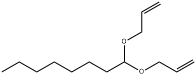 1,1-bis(allyloxy)octane Struktur