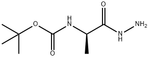 (R)-叔丁基(1-肼基-1-氧代丙烷-2-基)氨基甲酸酯, 716329-42-9, 结构式