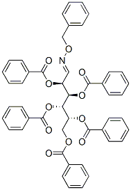 2-O,3-O,4-O,5-O,6-O-Pentabenzoyl-D-galactose O-benzyl oxime Structure