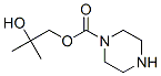 2-hydroxy-2-methylpropyl piperazine-1-carboxylate Structure