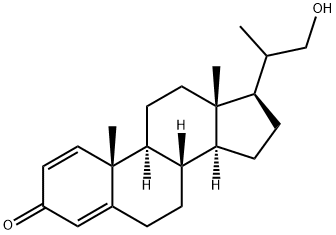 21-hydroxy-20-methylpregna-1,4-dien-3-one Struktur