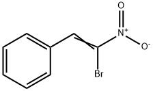 β-ブロモ-β-ニトロスチレン 化学構造式