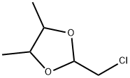 2-(クロロメチル)-4,5-ジメチル-1,3-ジオキソラン 化学構造式