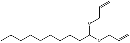 1,1-bis(allyloxy)decane Struktur