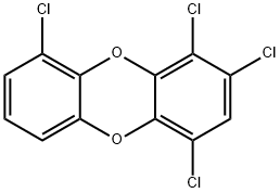 1,2,4,9-Tetrachlorodibenzo[1,4]dioxin, 71665-99-1, 结构式