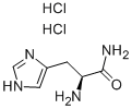 L-组氨酸酰胺盐酸盐 结构式