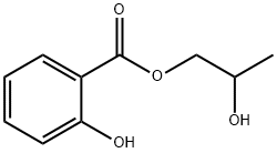 2-hydroxypropyl salicylate Structure