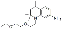 1-[2-(2-Ethoxyethoxy)ethyl]-1,2,3,4-tetrahydro-2,2,4-trimethyl-7-quinolinamine 结构式