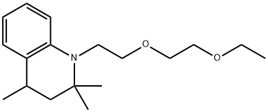1-[2-(2-エトキシエトキシ)エチル]-1,2,3,4-テトラヒドロ-2,2,4-トリメチルキノリン 化学構造式