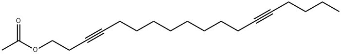 3,13-Octadecadiyn-1-ol acetate Structure