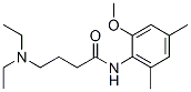 4-(ジエチルアミノ)-N-(2-メトキシ-4,6-ジメチルフェニル)ブタンアミド 化学構造式