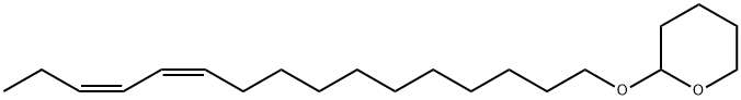 2-[[(11Z,13Z)-11,13-ヘキサデカジエン-1-イル]オキシ]テトラヒドロ-2H-ピラン 化学構造式