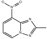 2-メチル-8-ニトロ-[1,2,4]トリアゾロ[1,5-a]ピリジン 化学構造式