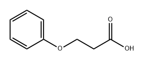 3-フェノキシプロピオン酸 化学構造式