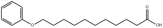 11-フェノキシウンデカン酸 化学構造式