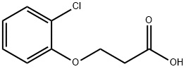 3-(2-氯苯氧基)丙酸, 7170-45-8, 结构式