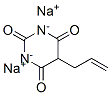 sodium 5-allylbarbiturate Structure