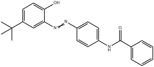 N-[4-[[5-tert-butyl-2-hydroxyphenyl]azo]phenyl]benzamide Structure