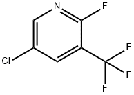 5-クロロ-2-フルオロ-3-(トリフルオロメチル)ピリジン 化学構造式