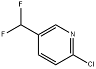 2-Chloro-5-(difluoromethyl)pyridine Struktur