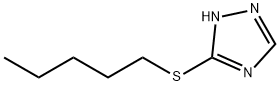 3-(PENTYLTHIO)-4H-1,2,4-TRIAZOLE Struktur