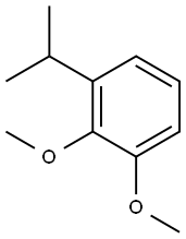 1,2-Dimethoxy-3-isopropylbenzene Structure