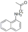 1-ナフタレンアミン・酢酸塩 化学構造式