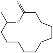 13-Methyl-1-oxacyclotridecane-2-one Structure