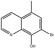 7-bromo-5-methylquinolin-8-ol  Struktur