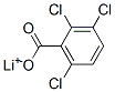 lithium 2,3,6-trichlorobenzoate Struktur
