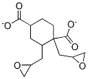 1,4-シクロヘキサンジカルボン酸ビス(オキシラニルメチル) 化学構造式