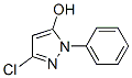 3-Chloro-1-phenyl-1H-pyrazol-5-ol Structure