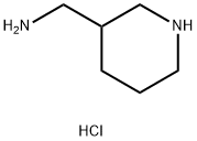 3-アミノメチルピペリジン二塩酸塩 化学構造式