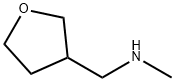 N-メチル-N-(テトラヒドロフラン-3-イルメチル)アミン 化学構造式