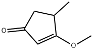 3-Methoxy-4-methyl-2-cyclopenten-1-one Struktur