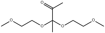 3,3-Bis(2-methoxyethoxy)-2-butanone Structure