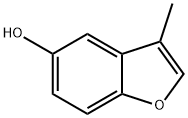 3-Methyl-5-Benzofuranol Struktur
