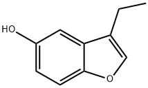 3-Ethyl-5-Benzofuranol Struktur