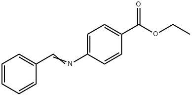 ethyl 4-[(phenylmethylene)amino]benzoate Struktur