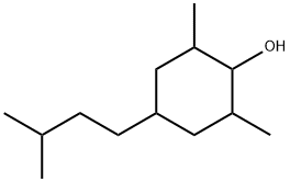 2,6-Dimethyl-4-(3-methylbutyl)cyclohexanol Struktur