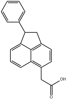 1-Phenyl-5-acenaphtheneacetic acid Struktur