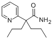 alpha,alpha-Dipropyl-2-pyridineacetamide Struktur