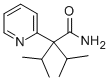 2-Pyridineacetamide, alpha,alpha-diisopropyl- Structure