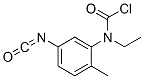 乙基(5-异氰酸-2-甲基苯基)氨基甲酰氯, 71832-33-2, 结构式